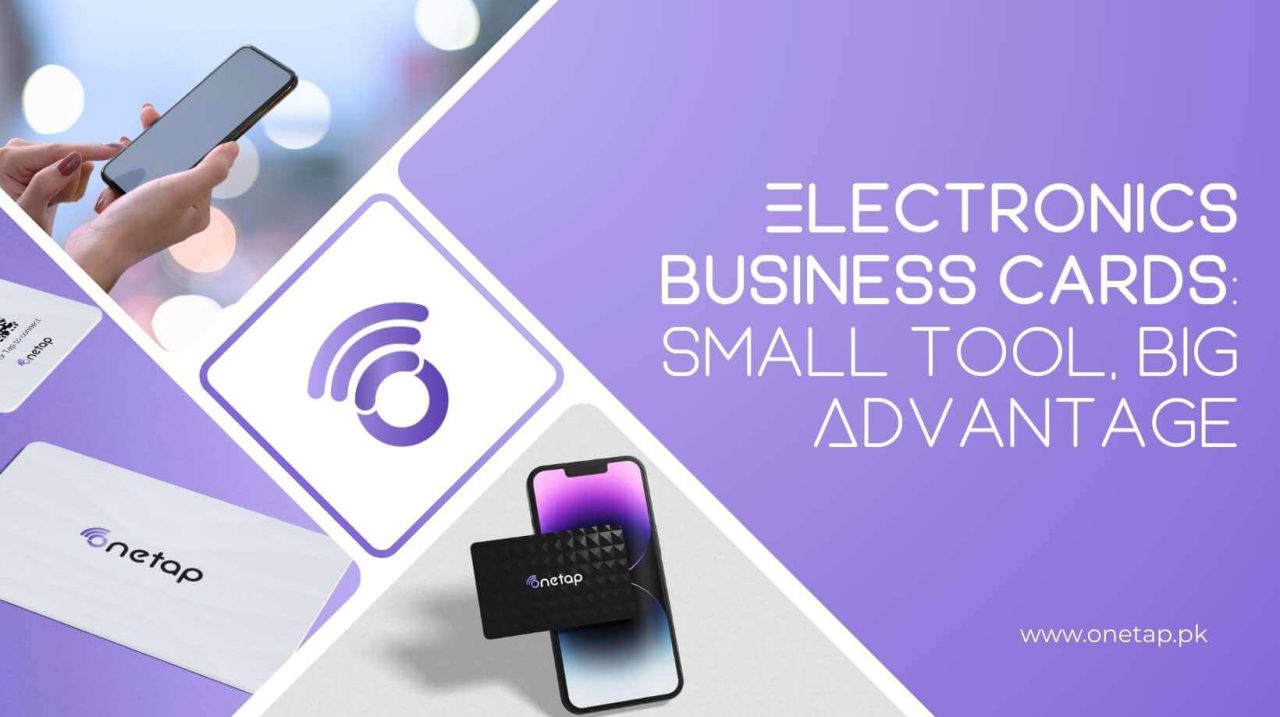 Electronics Business Cards: Small Tool, Big Advantage onetap one tap