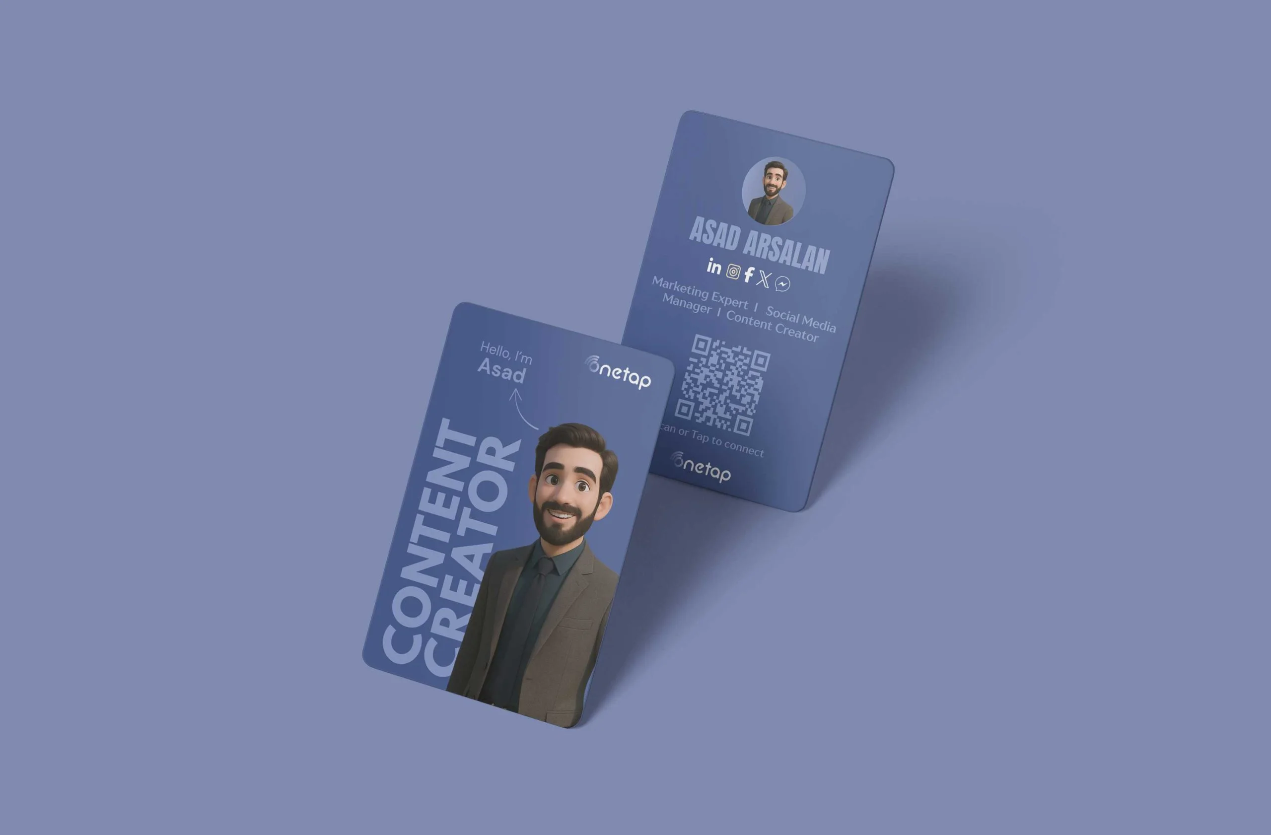 Portfolio card onetap one tap